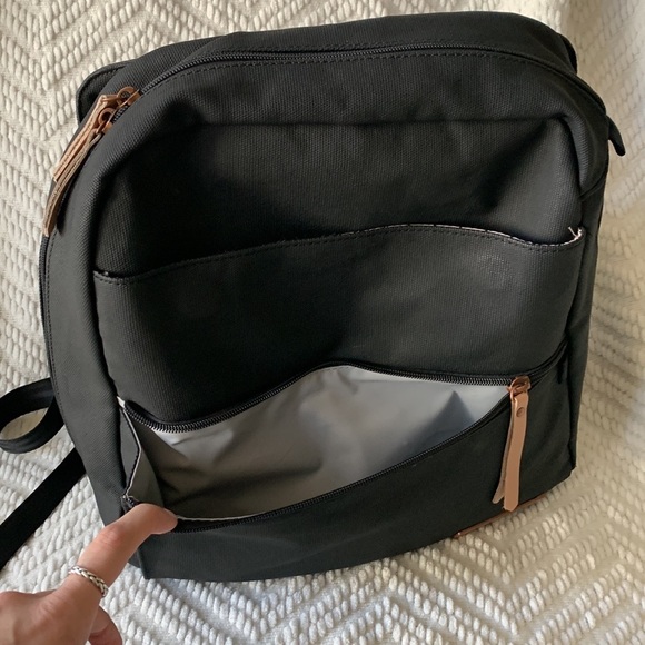 Petunia Pickle Bottom Meta Backpack in Black Matte Canvas - Picture 10 of 10